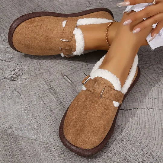 SARITA | PLUSH SLIP-ON FLATS