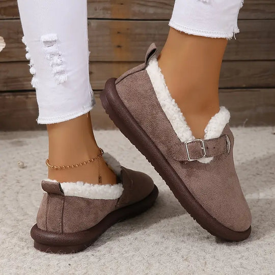 SARITA | PLUSH SLIP-ON FLATS