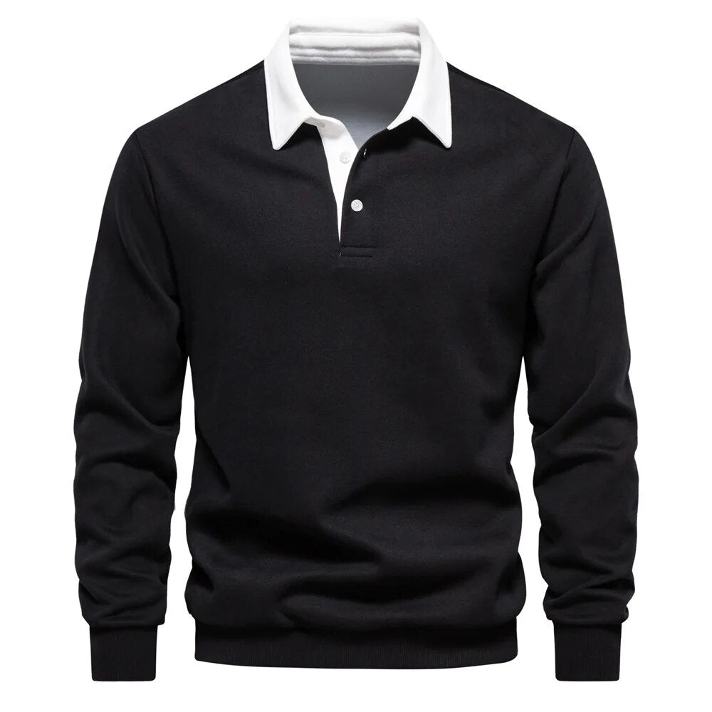 BRANDON | LONG-SLEEVE POLO SHIRT