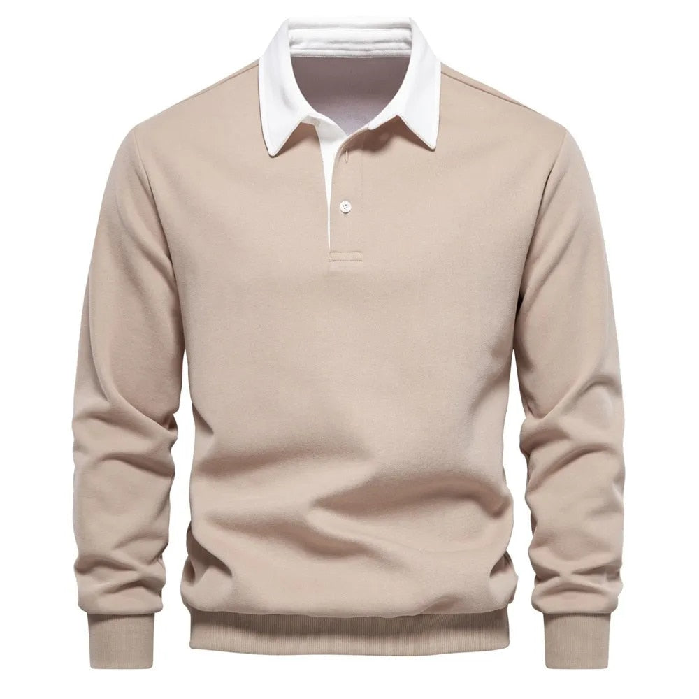 BRANDON | LONG-SLEEVE POLO SHIRT