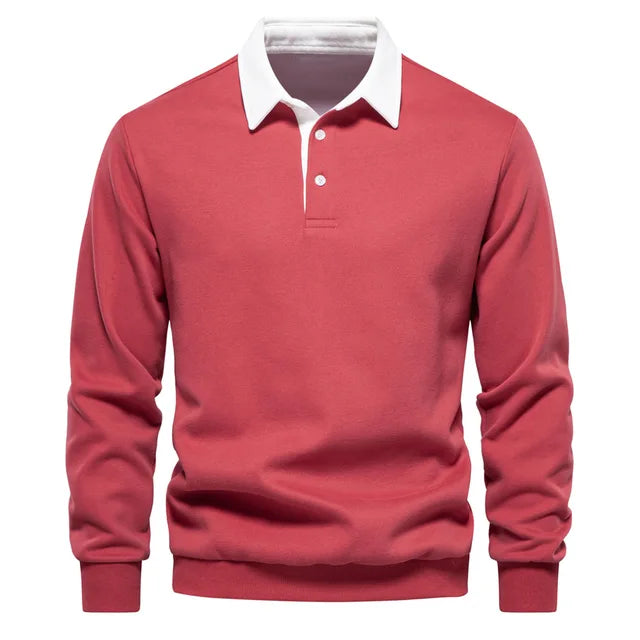 BRANDON | LONG-SLEEVE POLO SHIRT