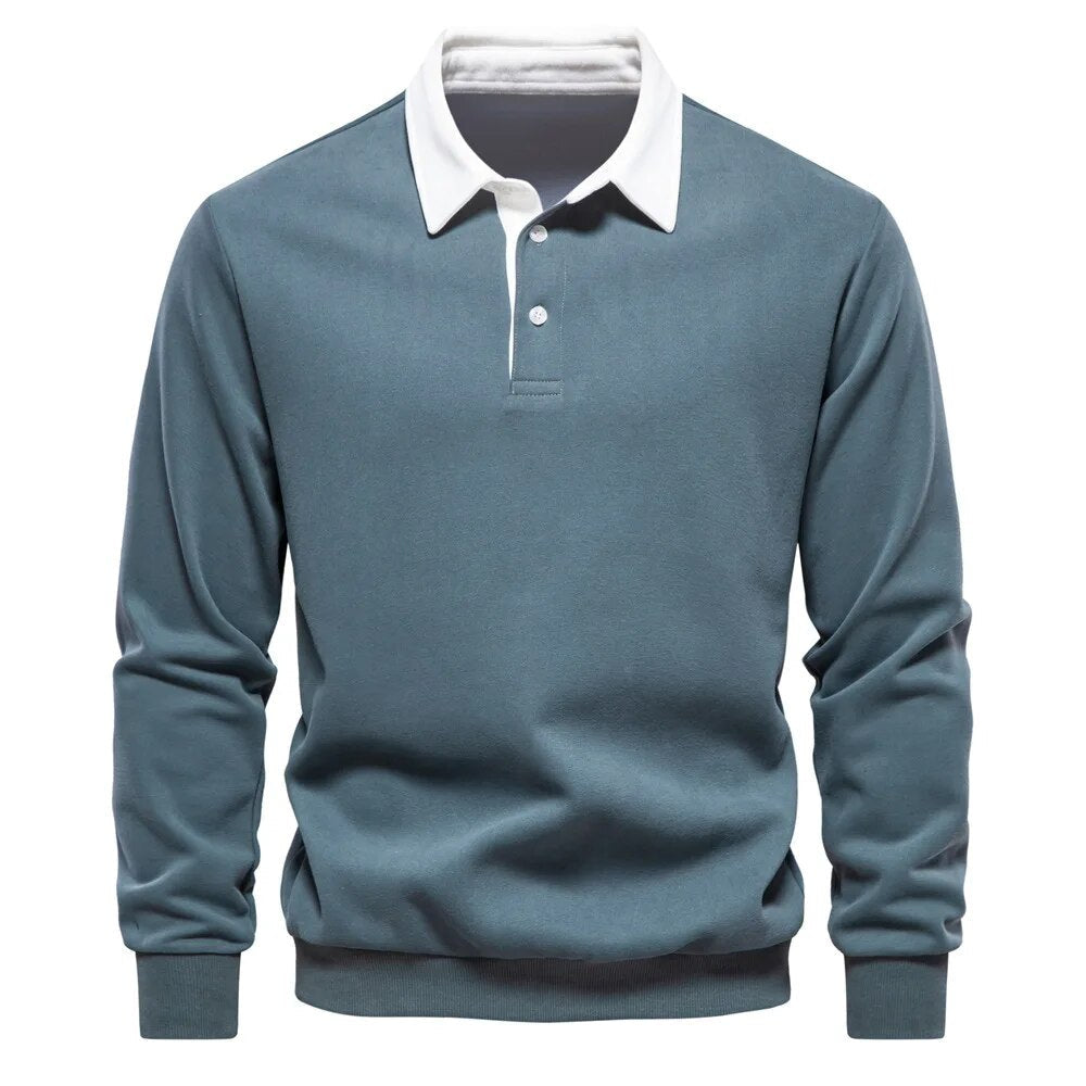 BRANDON | LONG-SLEEVE POLO SHIRT